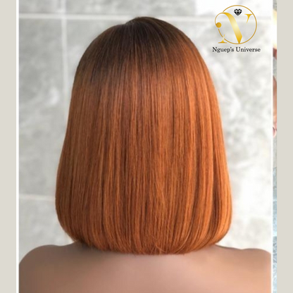 Orange Ombre Wig