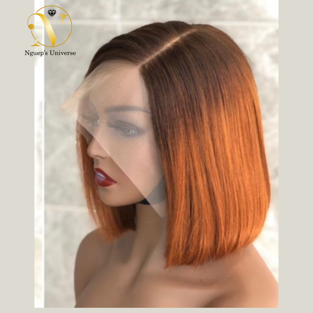 Orange Ombre Wig