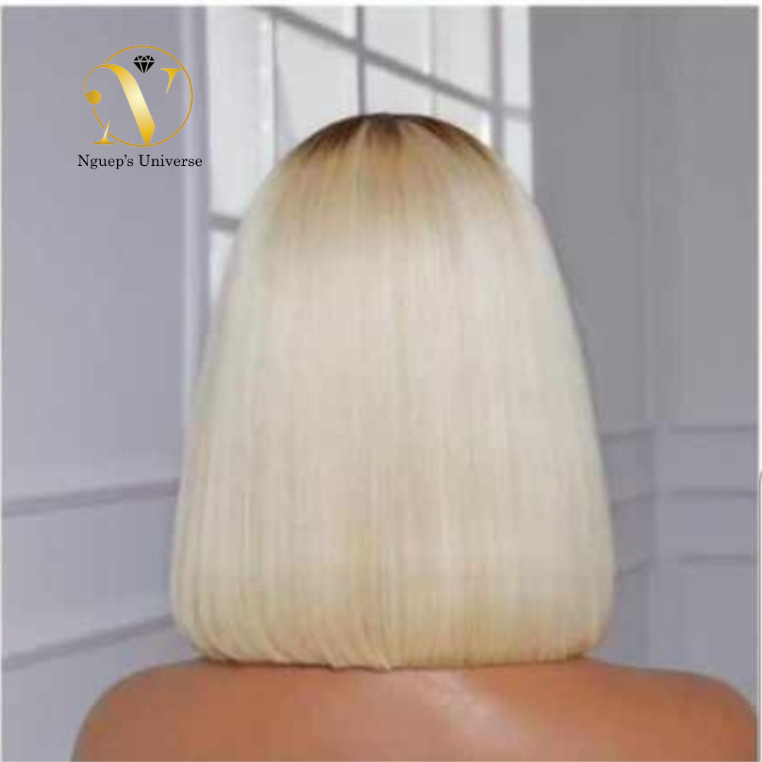 U-shaped straight wig