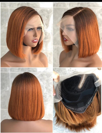 Orange Ombre Wig